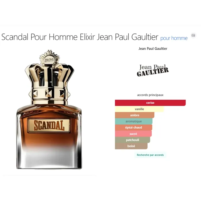 Miniature 3 de SCANDAL POUR HOMME ELIXIR 100 ML